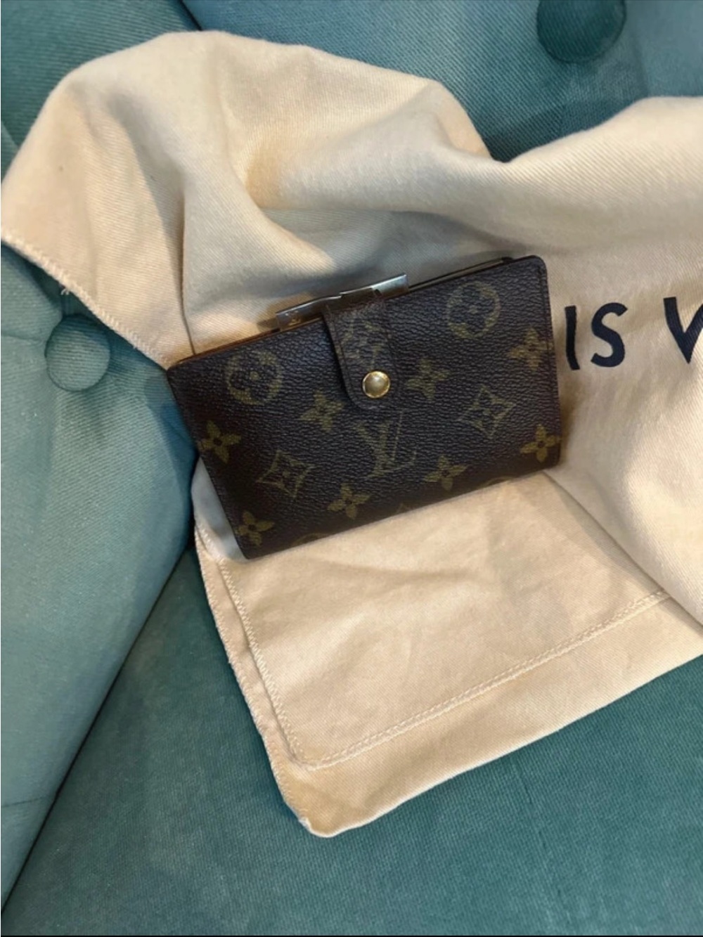 Louis Vuitton Monogram Snap Wallet in Dark Brown